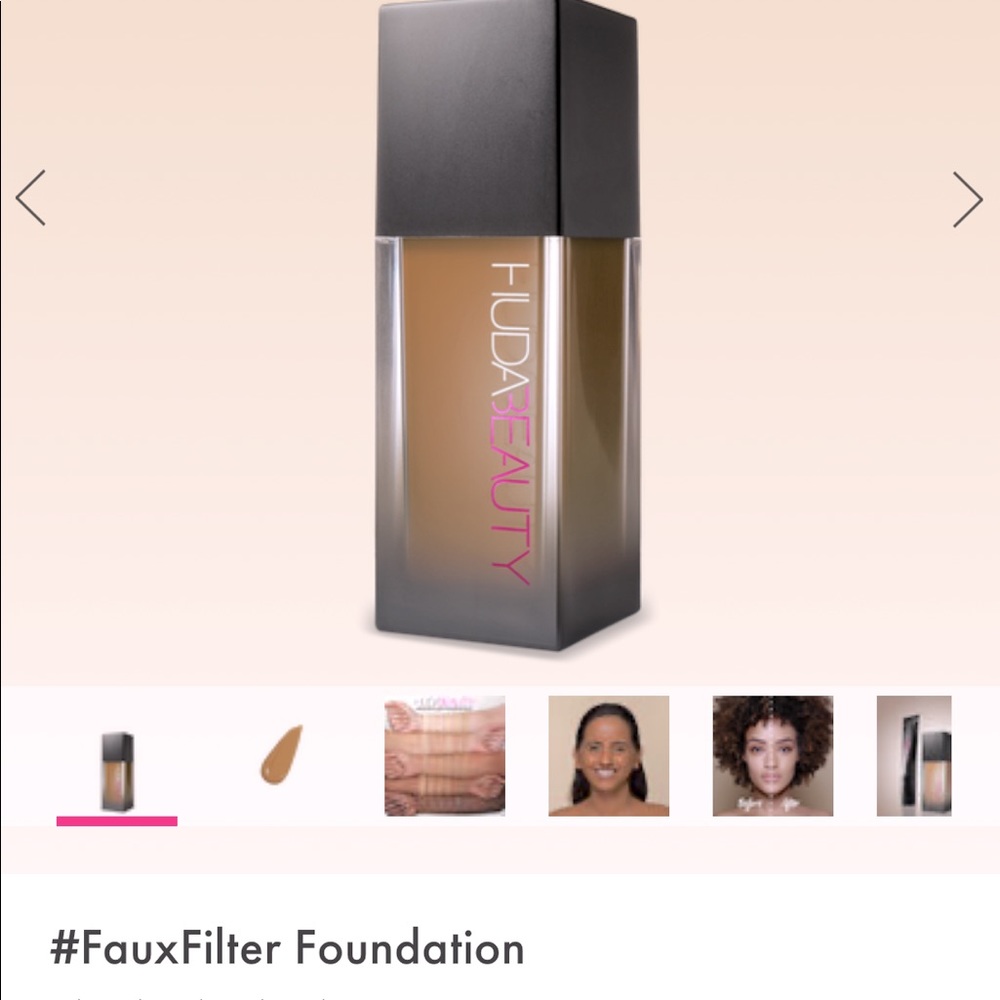 NWOT Huda Beauty #FauxFilter Foundation Cinnamon